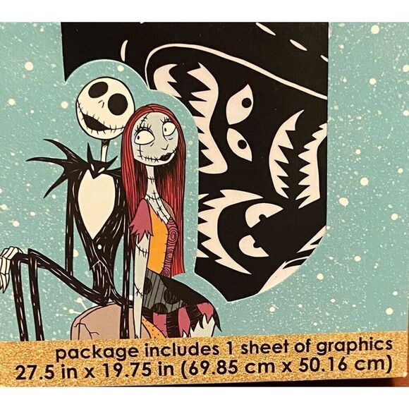 Disney Nightmare Before Christmas Window Clings No Sleep Till XMAS NEW - Picture 4 of 8